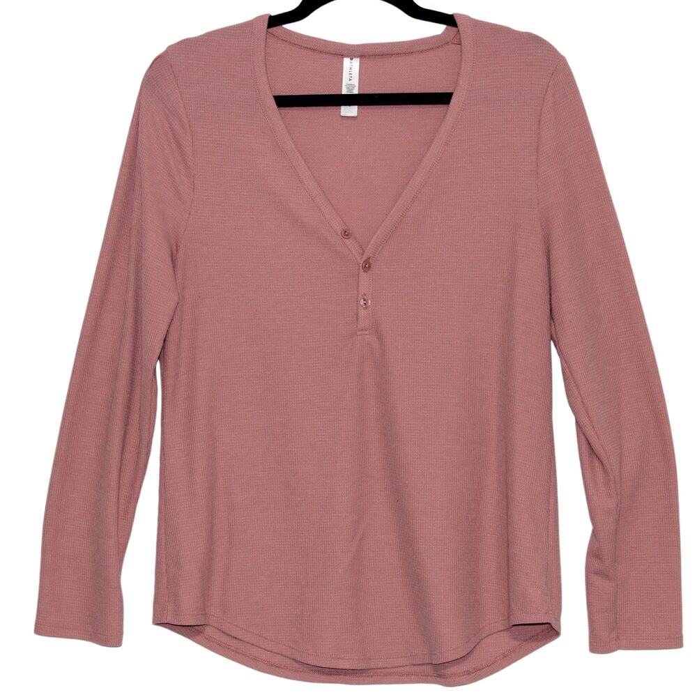 Athleta Wind Down Sleep Top Palermo Pink Size Large